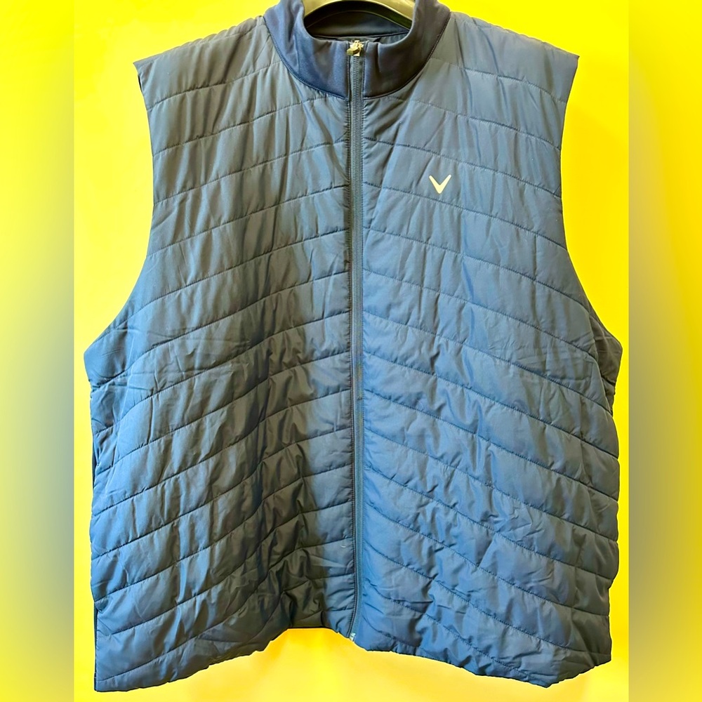 Callaway 3XL Golf Vest Navy Blue